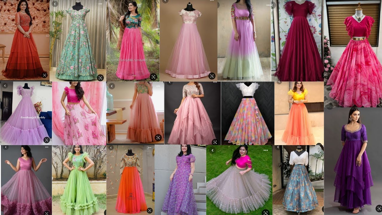 Ethnic Gowns | Design Work Modern Pretty dress It's Very Nice New Model |  Freeup